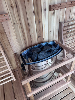 HealthHQ Solaris Outdoor Traditional Barrel Sauna