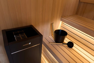 Harvia Virta HL70 Wi-Fi Electric Sauna Heater + Xenio CX170 WiFi Control Panel