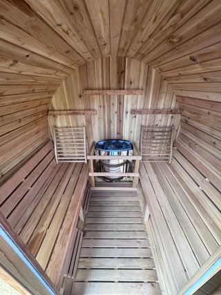 HealthHQ Solaris Outdoor Traditional Barrel Sauna