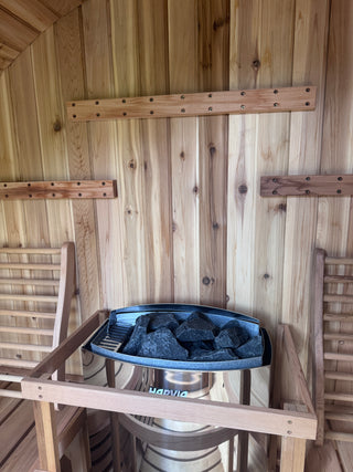 HealthHQ Solaris Outdoor Traditional Barrel Sauna