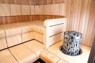 Harvia Cilindro PC Black Steel Electric Sauna Heater + Xenio CX170 WiFi Control Panel