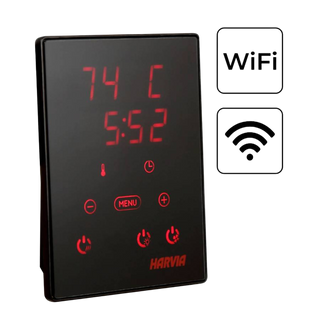 Harvia Virta HL70 Wi-Fi Electric Sauna Heater + Xenio CX170 WiFi Control Panel