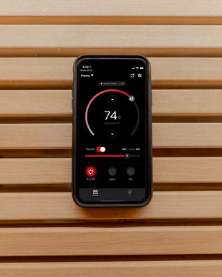 Harvia Cilindro PC Black Steel Electric Sauna Heater + Xenio CX170 WiFi Control Panel