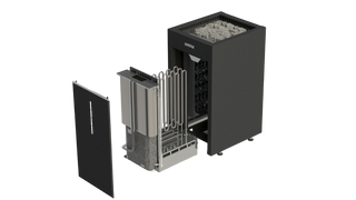 Harvia Virta HL70 Wi-Fi Electric Sauna Heater + Xenio CX170 WiFi Control Panel