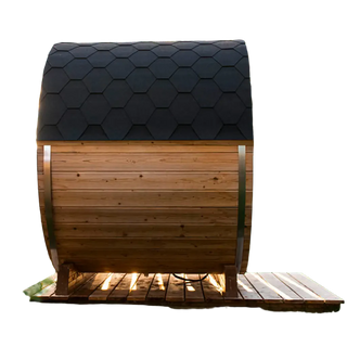 HealthHQ Solaris Outdoor Traditional Barrel Sauna
