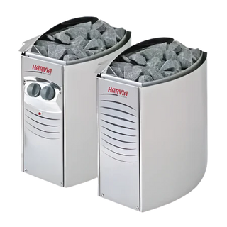 Harvia Vega Series BC Electric Sauna Heater (4.5-9kW) + Xenio CX170 WiFi Control Panel