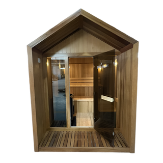 HealthHQ Avalon Outdoor Traditional Hut Cabin Sauna