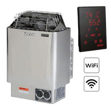 Harvia Vega Series BC Electric Sauna Heater (4.5-9kW) + Xenio CX170 WiFi Control Panel