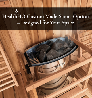 HealthHQ Custom Made Sauna Option – Designed for Your Space