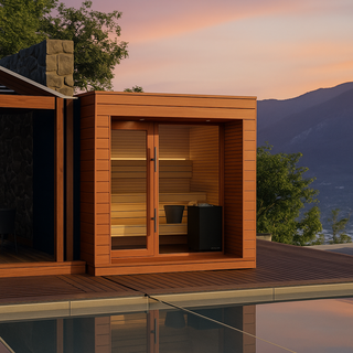 HealthHQ Aurora Outdoor Traditional Cabin Sauna