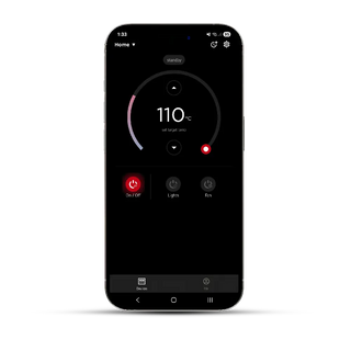 Harvia Cilindro PC Black Steel Electric Sauna Heater + Xenio CX170 WiFi Control Panel