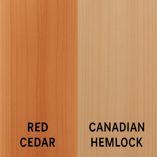 Red Cedar vs Canadian Hemlock: Which Wood Is Best for Your Sauna?