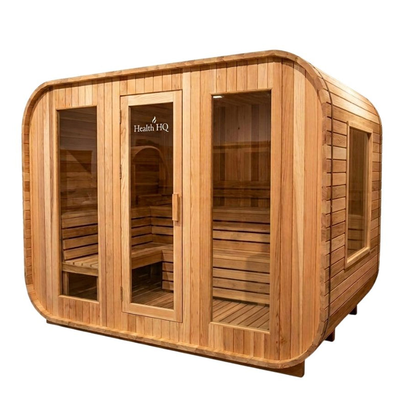 HealthHQ Sterling Outdoor Traditional Cabin Sauna