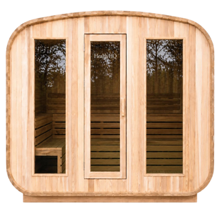 HealthHQ Sterling Outdoor Traditional Cabin Sauna