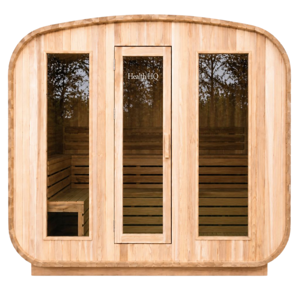 HealthHQ Sterling Outdoor Traditional Cabin Sauna