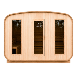 HealthHQ Sterling Outdoor Traditional Cabin Sauna