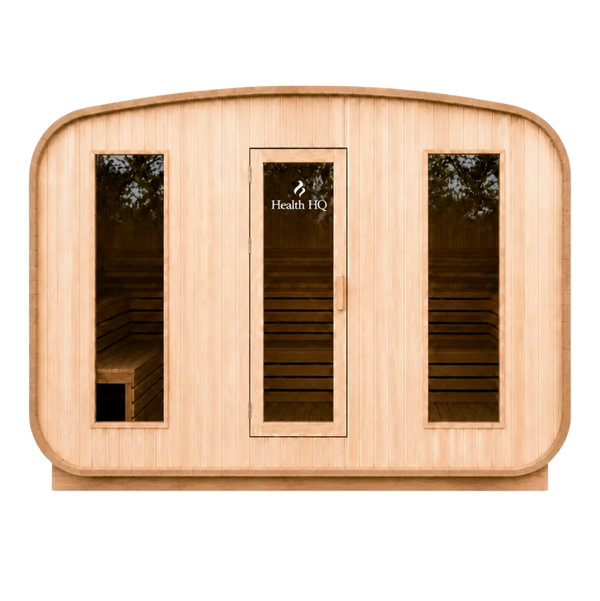 HealthHQ Sterling Outdoor Traditional Cabin Sauna