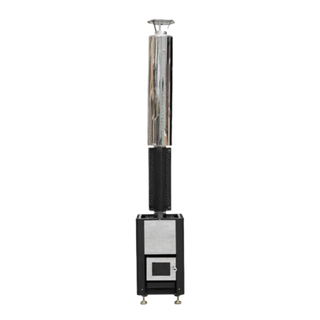 HealthHQ Amber Wood Fire Sauna Heater Stove