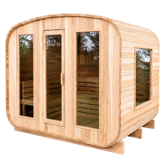 HealthHQ Sterling Outdoor Traditional Cabin Sauna