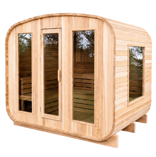 HealthHQ Sterling Outdoor Traditional Cabin Sauna