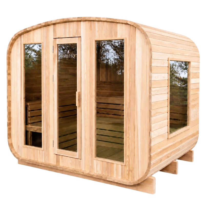 HealthHQ Sterling Outdoor Traditional Cabin Sauna