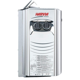 Harvia Vega Series BC Electric Sauna Heater (4.5-9kW) + Xenio CX170 WiFi Control Panel