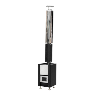 HealthHQ Amber Wood Fire Sauna Heater Stove