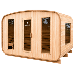 HealthHQ Sterling Outdoor Traditional Cabin Sauna