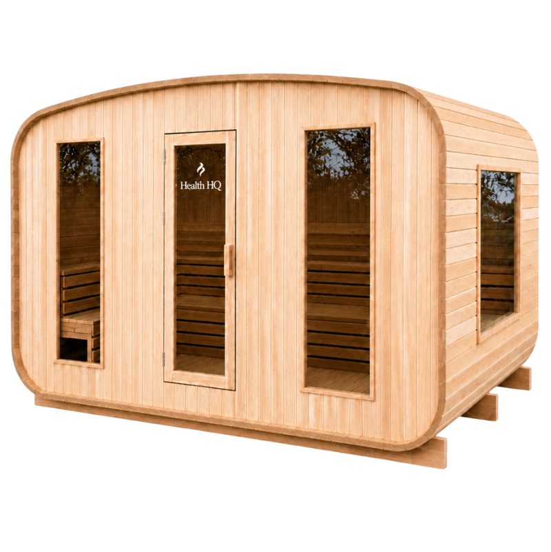 HealthHQ Sterling Outdoor Traditional Cabin Sauna