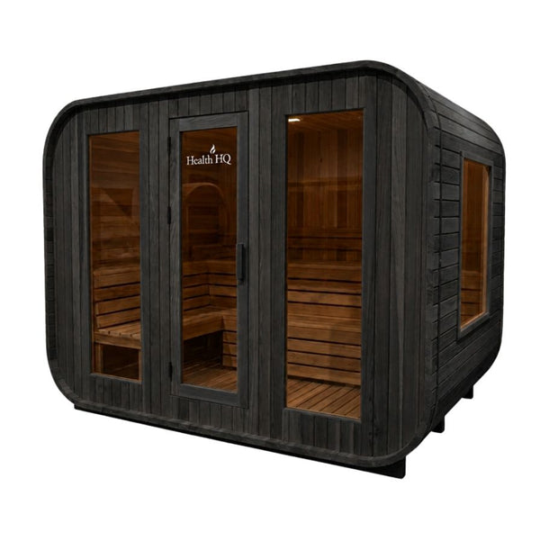 HealthHQ Sterling Outdoor Traditional Cabin Sauna