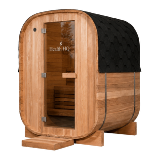 HealthHQ Satori Outdoor Traditional Mini Cabin Sauna