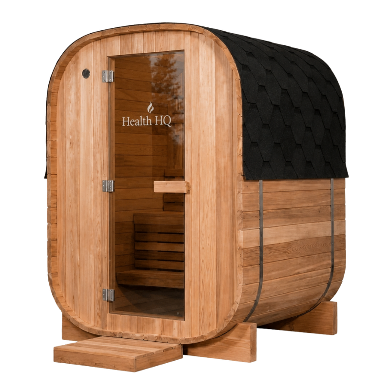 HealthHQ Satori Outdoor Traditional Mini Cabin Sauna
