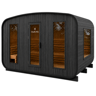 HealthHQ Sterling Outdoor Traditional Cabin Sauna