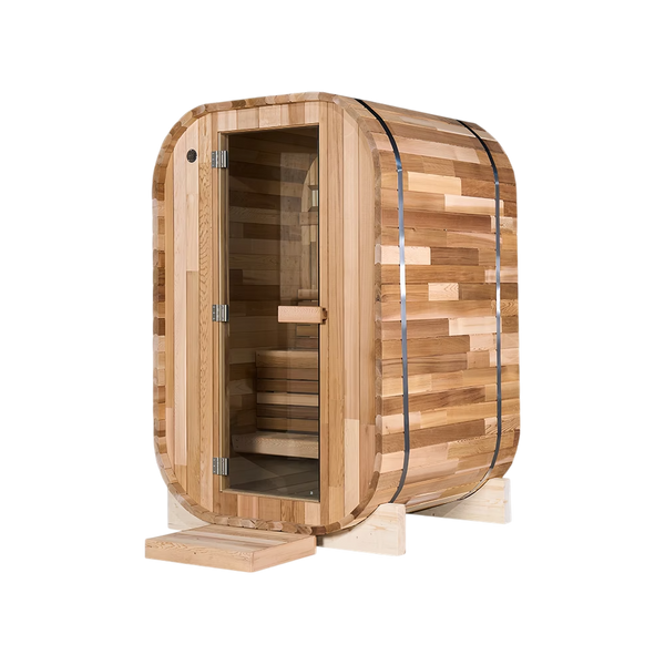 HealthHQ Satori Outdoor Traditional Mini Cabin Sauna
