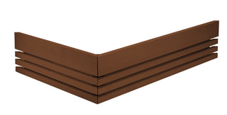 Harvia Qube Pro safety railing in walnut
