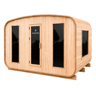 HealthHQ Sterling Outdoor Traditional Cabin Sauna
