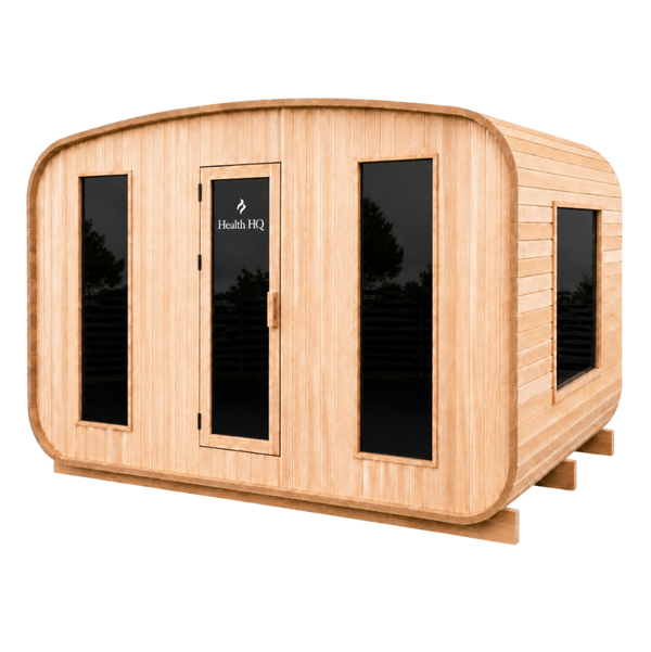 HealthHQ Sterling Outdoor Traditional Cabin Sauna