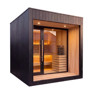 HealthHQ Aurora Outdoor Traditional Cabin Sauna