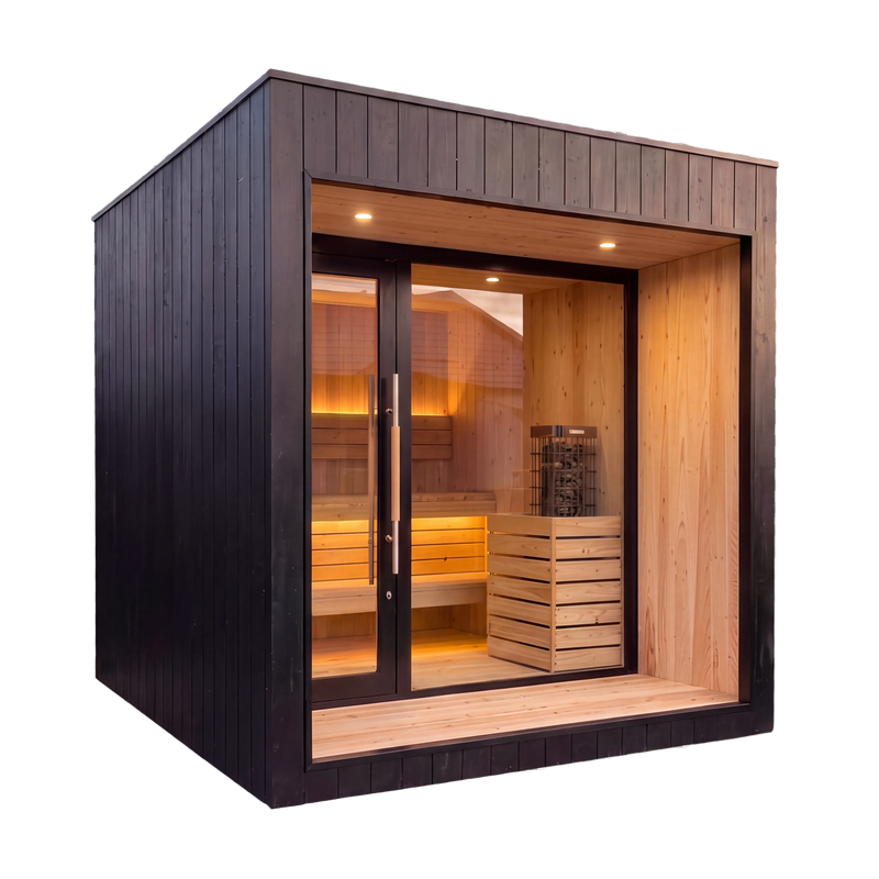 HealthHQ Aurora Outdoor Traditional Cabin Sauna
