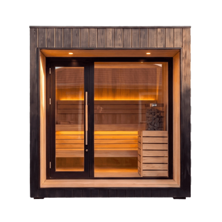 HealthHQ Aurora Outdoor Traditional Cabin Sauna