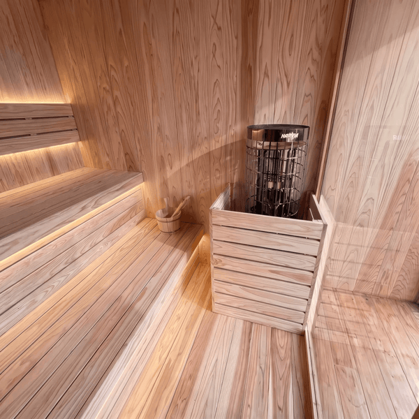 HealthHQ Aurora Outdoor Traditional Cabin Sauna