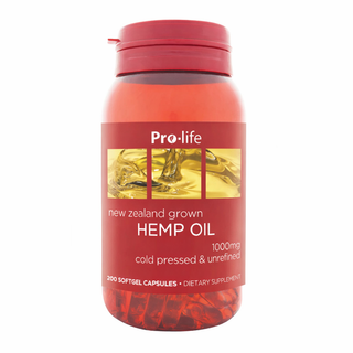 Pro-life Hemp Oil (1000mg) 200 Softgel Capsules