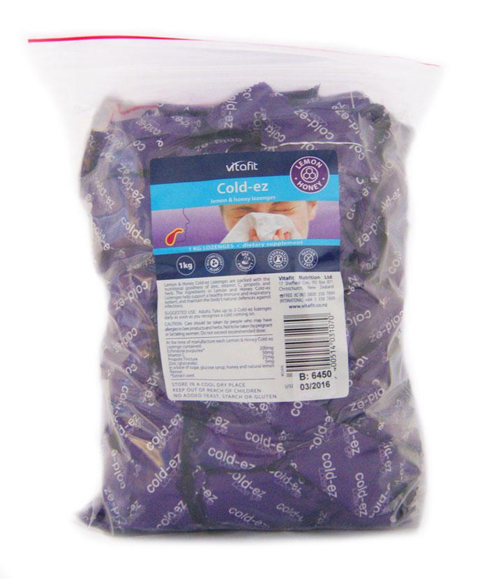 VITAFiT Cold-ez Lemon Honey Lozenges - 1kg – HealthHQ