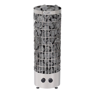 Harvia Cilindro PC Black Steel Electric Sauna Heater + Xenio CX170 WiFi Control Panel