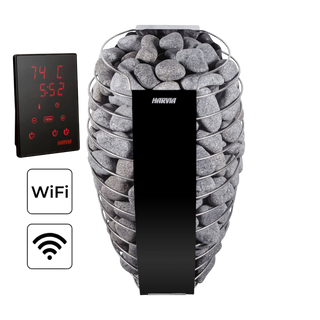 Harvia Spirit SP60/90 E Electric Sauna Heater + Xenio CX170 WiFi Control Panel