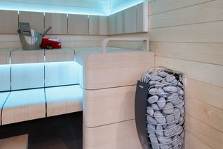 Harvia Spirit SP60/90 E Electric Sauna Heater + Xenio CX170 WiFi Control Panel