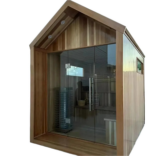HealthHQ Avalon Outdoor Traditional Hut Cabin Sauna