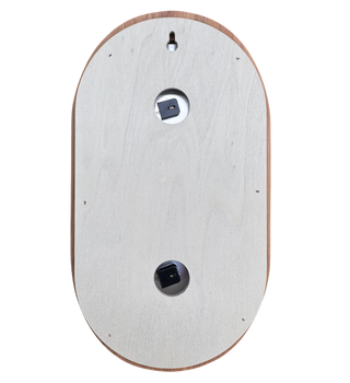 HealthHQ Cedar Sauna Thermometer and Hygrometer (Vertical)