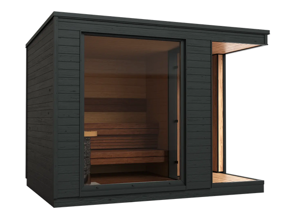 HealthHQ Moonlight Outdoor Traditional Cabin Sauna