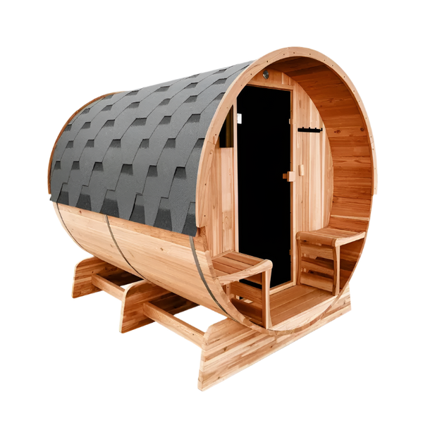 HealthHQ Sentinel Outdoor Traditional Barrel Sauna